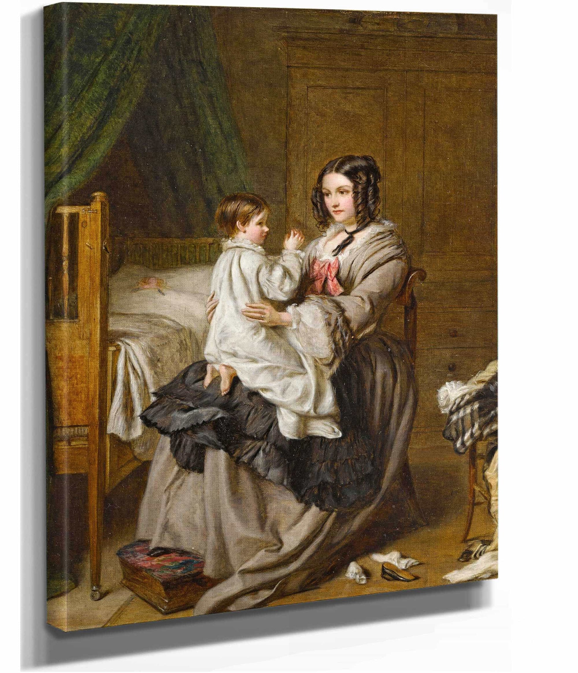Bedtime Evening Prayers by William Powell Frith