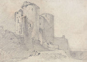 Beeston Castle Cheshire Entrance To The Castle by John Sell Cotman