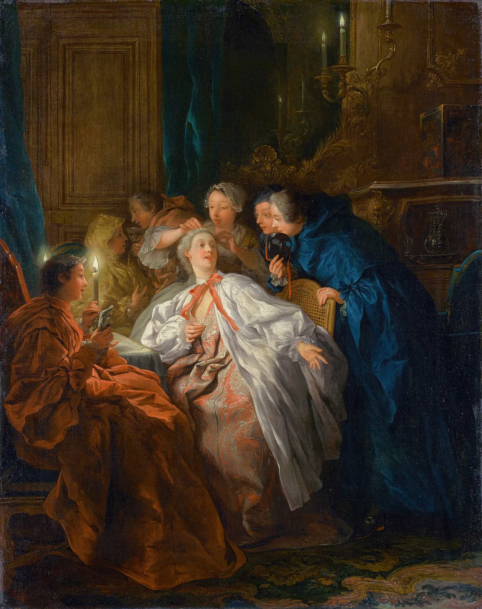 Before The Ball by Jean Francois De Troy