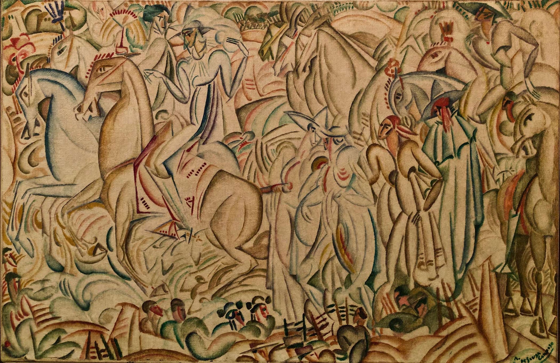Before The Bullfight By Amadeo De Souza Cardoso