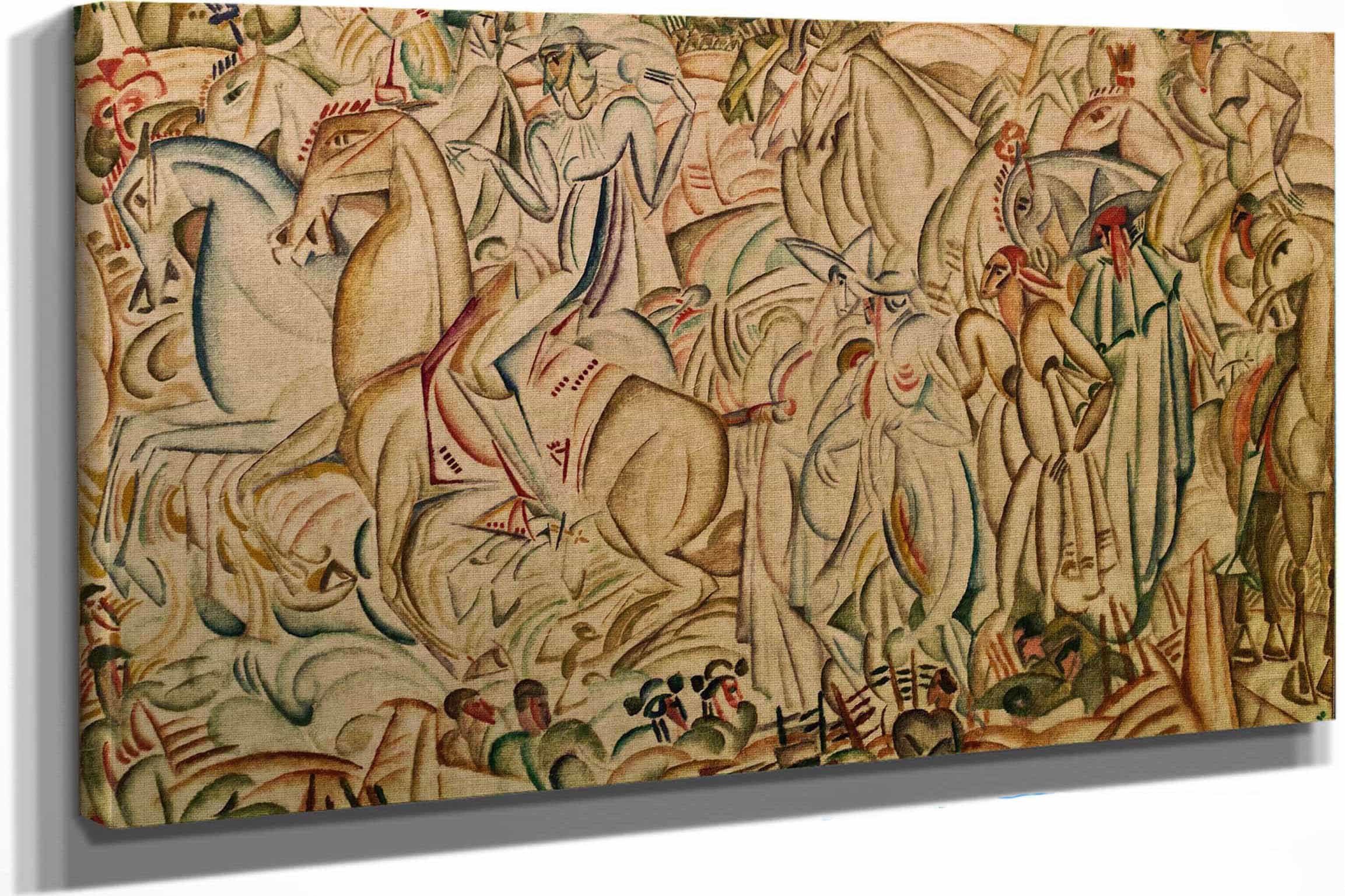 Before The Bullfight By Amadeo De Souza Cardoso