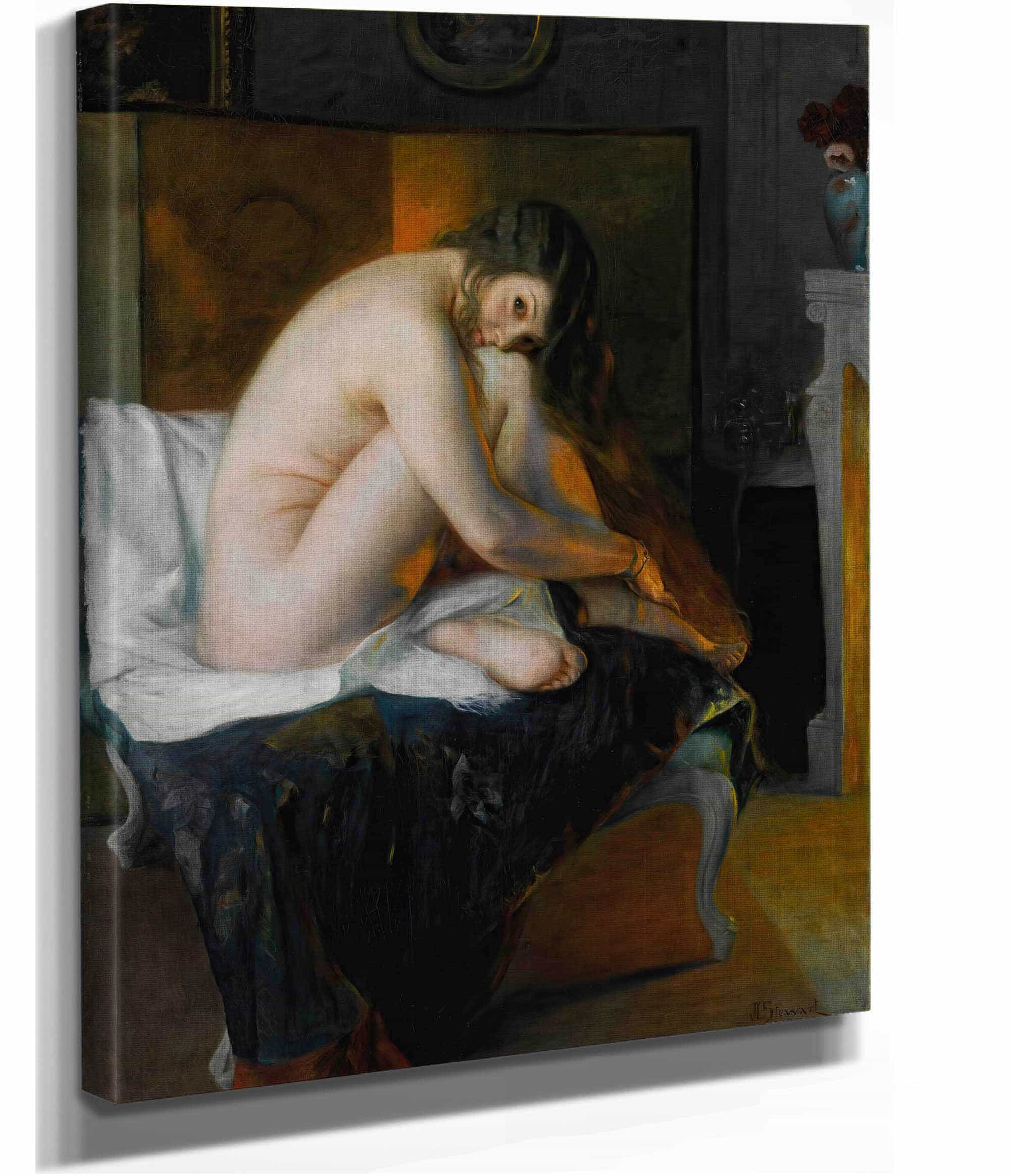 Before The Fire by Julius Leblanc Stewart