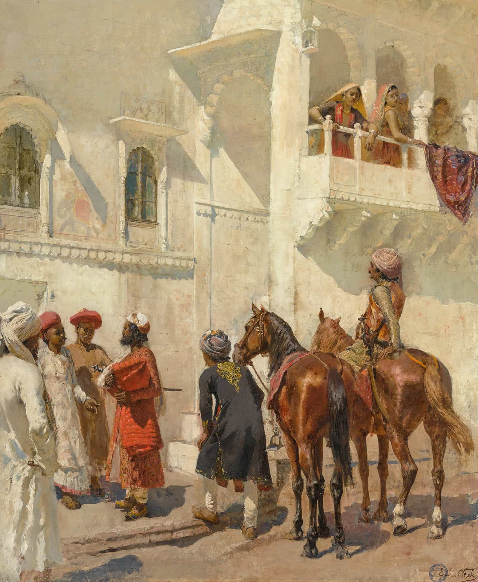 Before The Hunt by Edwin Lord Weeks