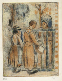 Beggar Women   by Camille Pissarro