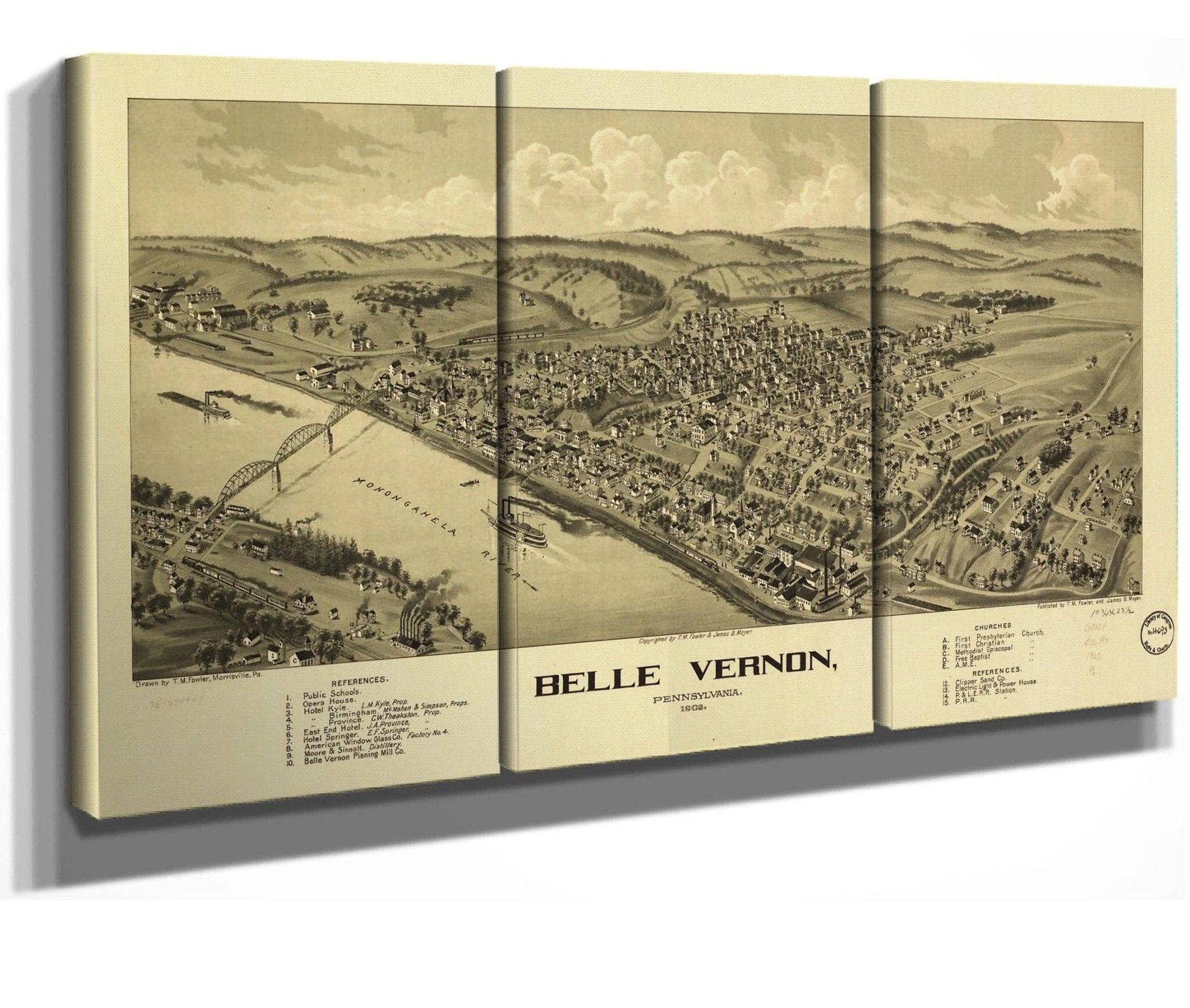 Belle Vernon Pennsylvania 1902  State Of Pennsylvania