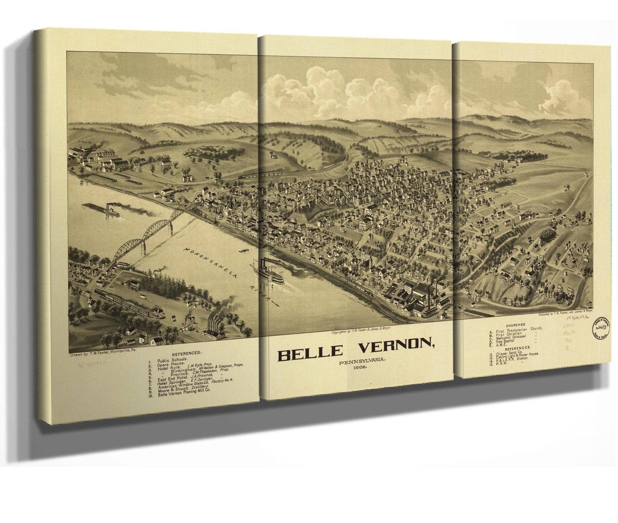 Belle Vernon Pennsylvania 1902  State Of Pennsylvania