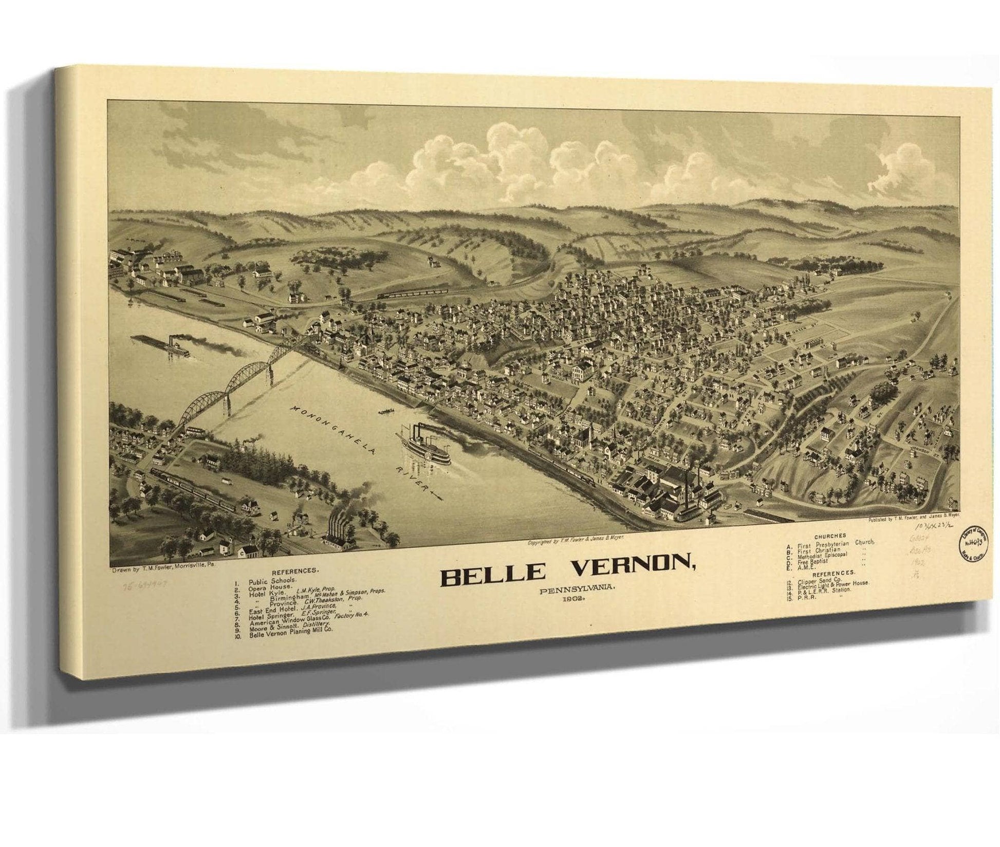 Belle Vernon Pennsylvania 1902  State Of Pennsylvania