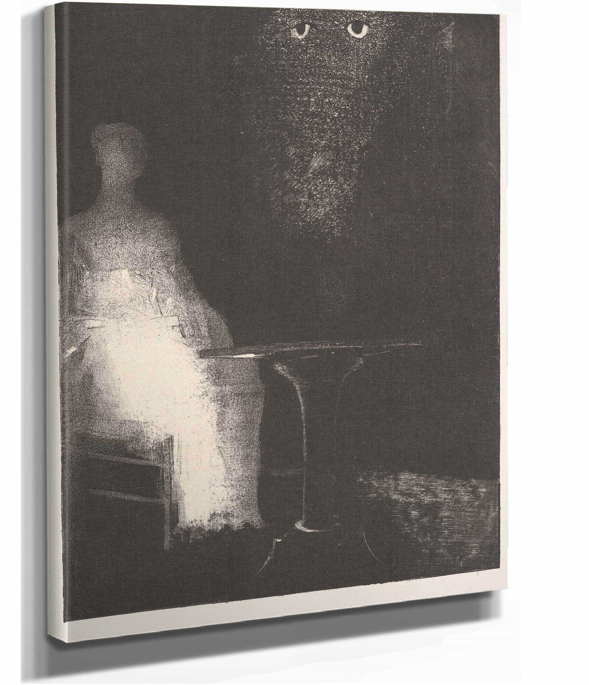 Below I Saw The Vaporous Contours Of A Human Form by Odilon Redon