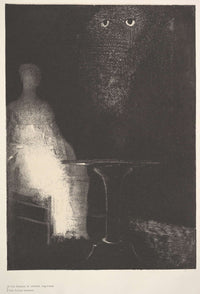Below I Saw The Vaporous Contours Of A Human Form by Odilon Redon