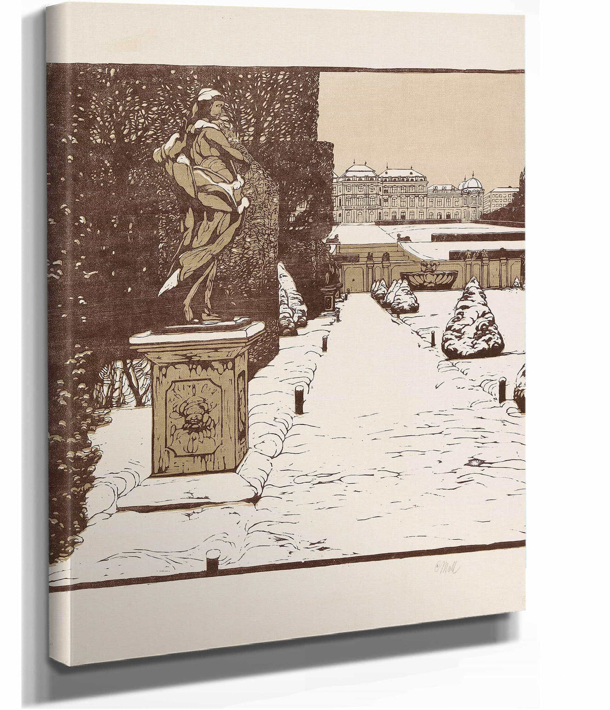 Belvederegarten Im Winter by Carl Moll