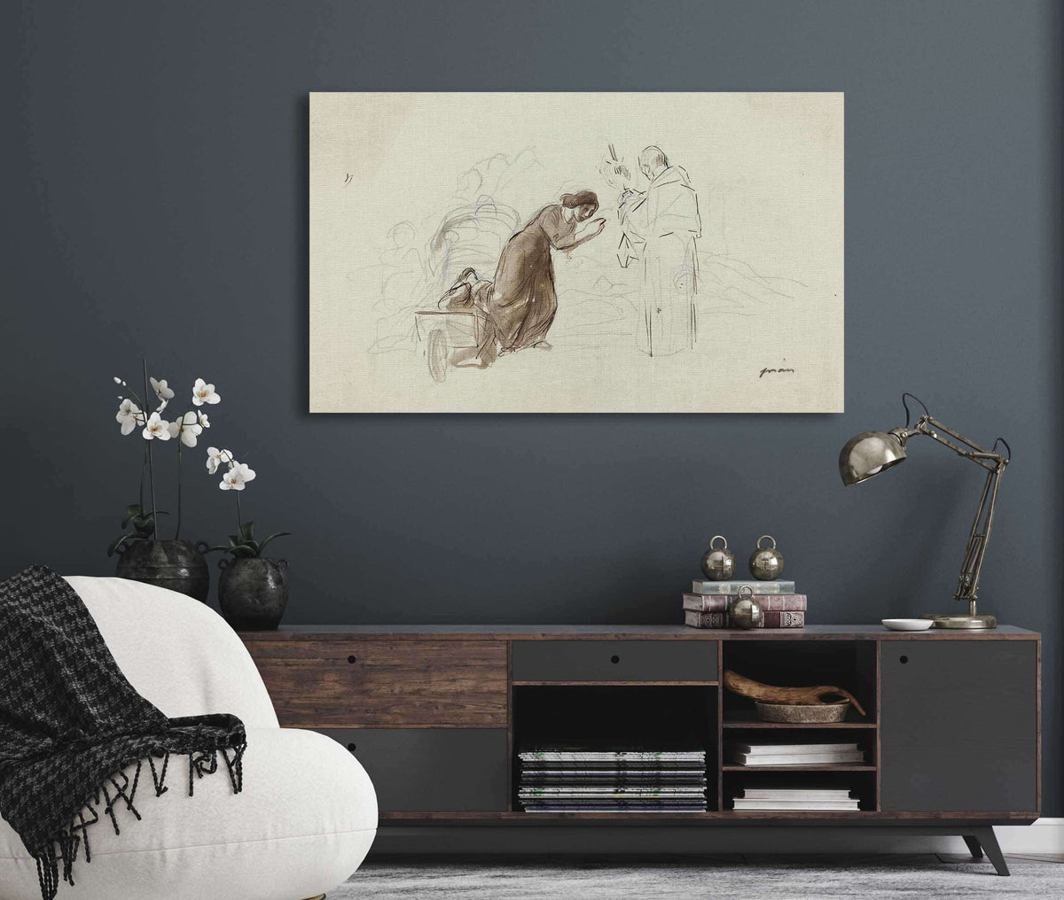 Benediction A Lourdes by Jean Louis Forain