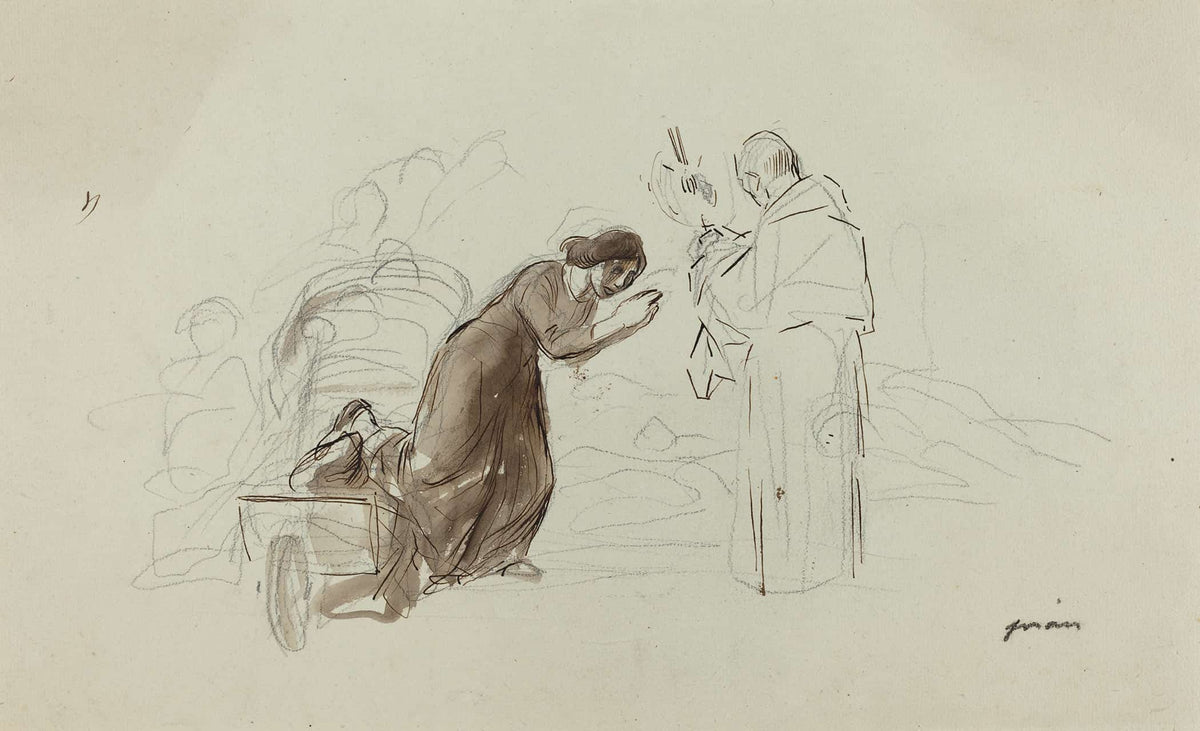 Benediction A Lourdes by Jean Louis Forain