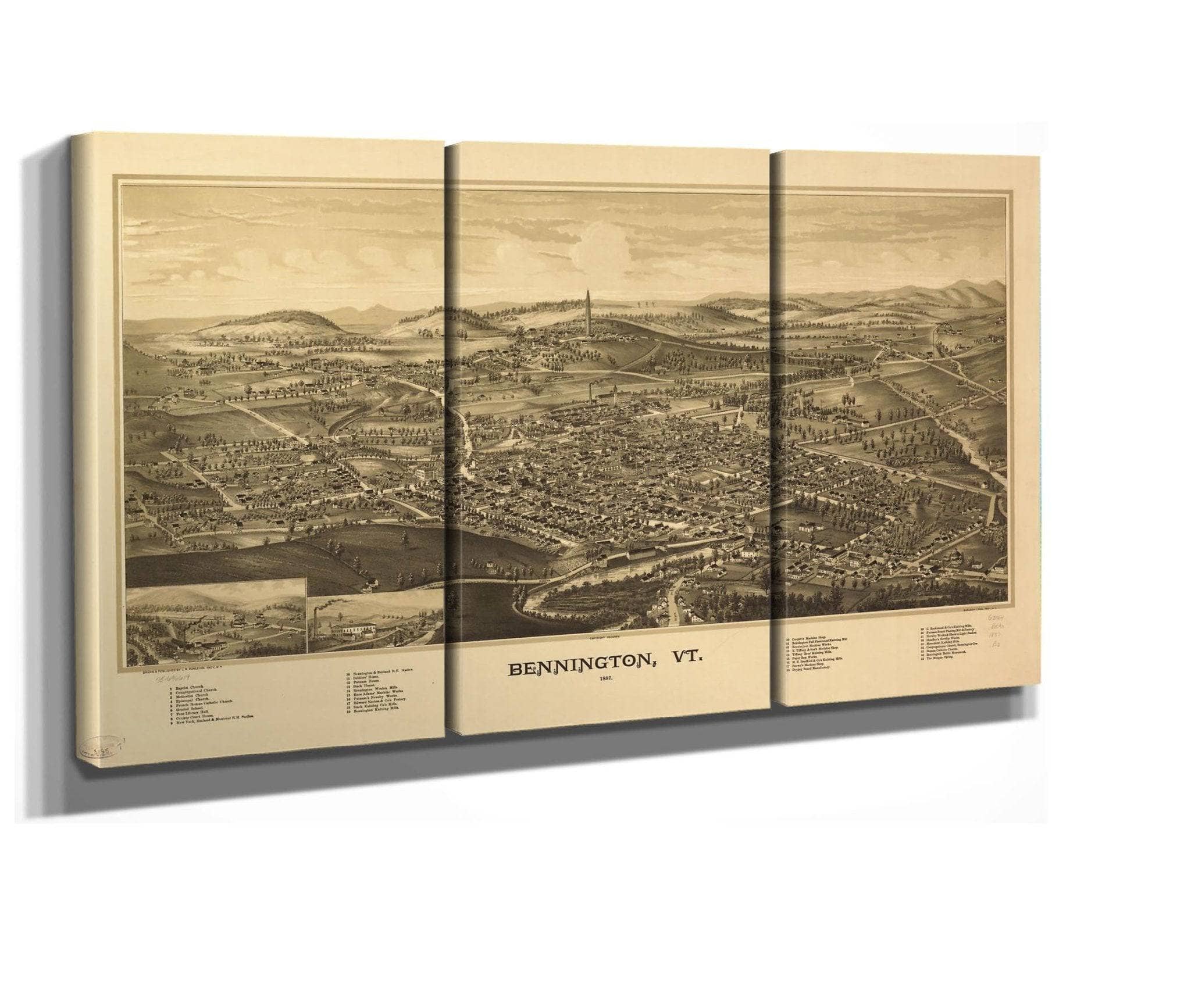 Bennington Vt 1887  State Of Vermont