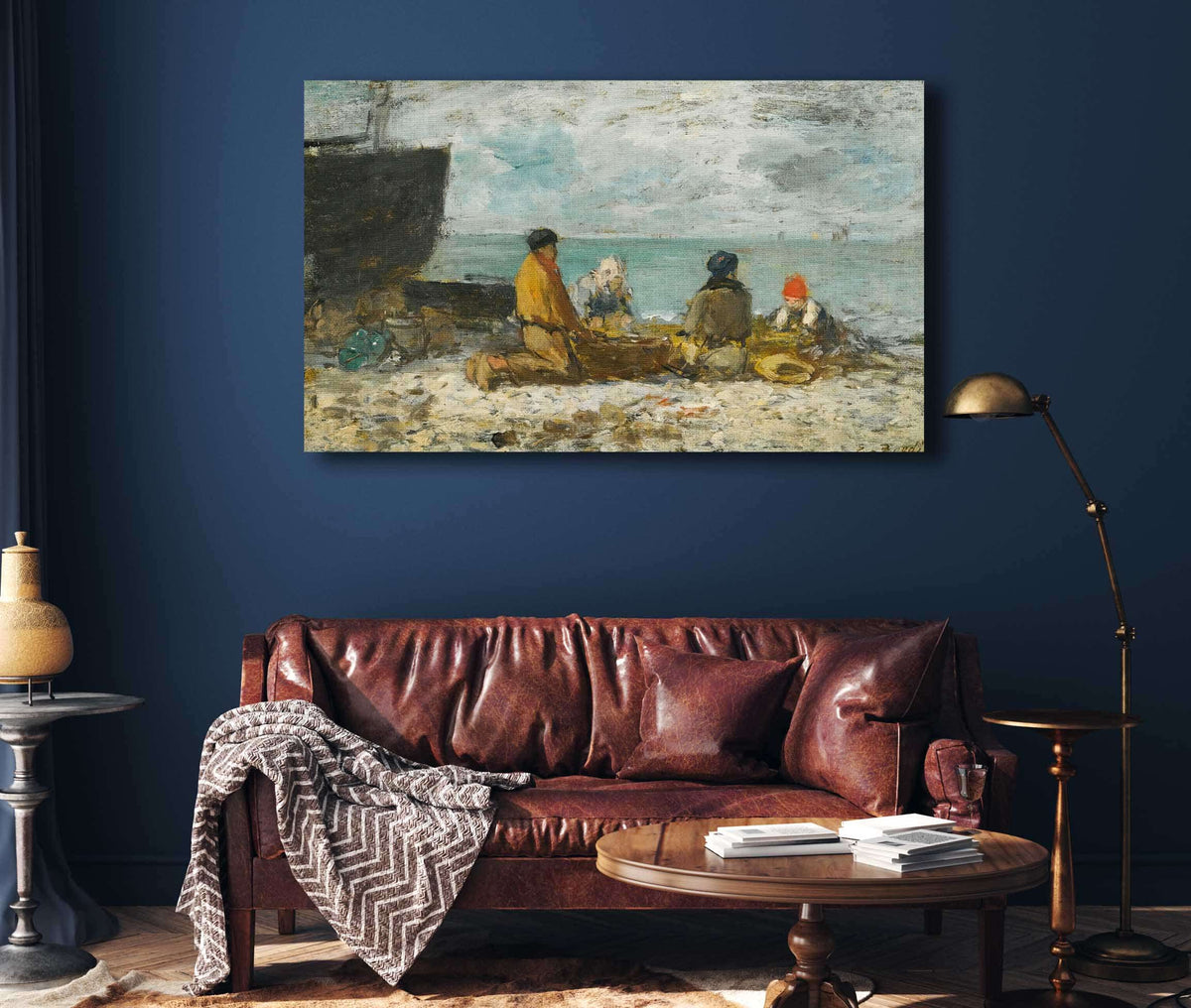 Berck La Plage by Eugene Boudin