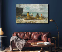 Berck La Plage by Eugene Boudin