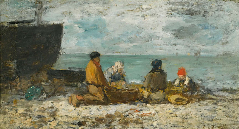 Berck La Plage by Eugene Boudin
