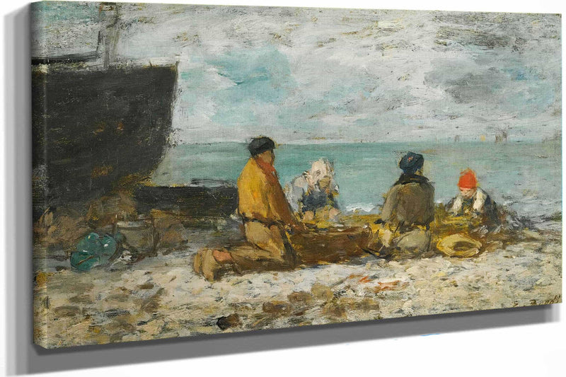 Berck La Plage by Eugene Boudin