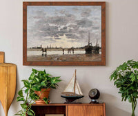 Berck Le Retour Des Barques by Eugene Boudin