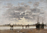 Berck Le Retour Des Barques by Eugene Boudin