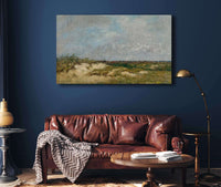 Berck Les Dunes Par Gros Temps by Eugene Boudin