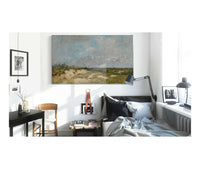 Berck Les Dunes Par Gros Temps by Eugene Boudin