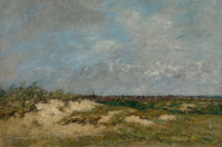 Berck Les Dunes Par Gros Temps by Eugene Boudin