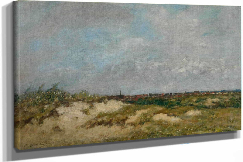 Berck Les Dunes Par Gros Temps by Eugene Boudin