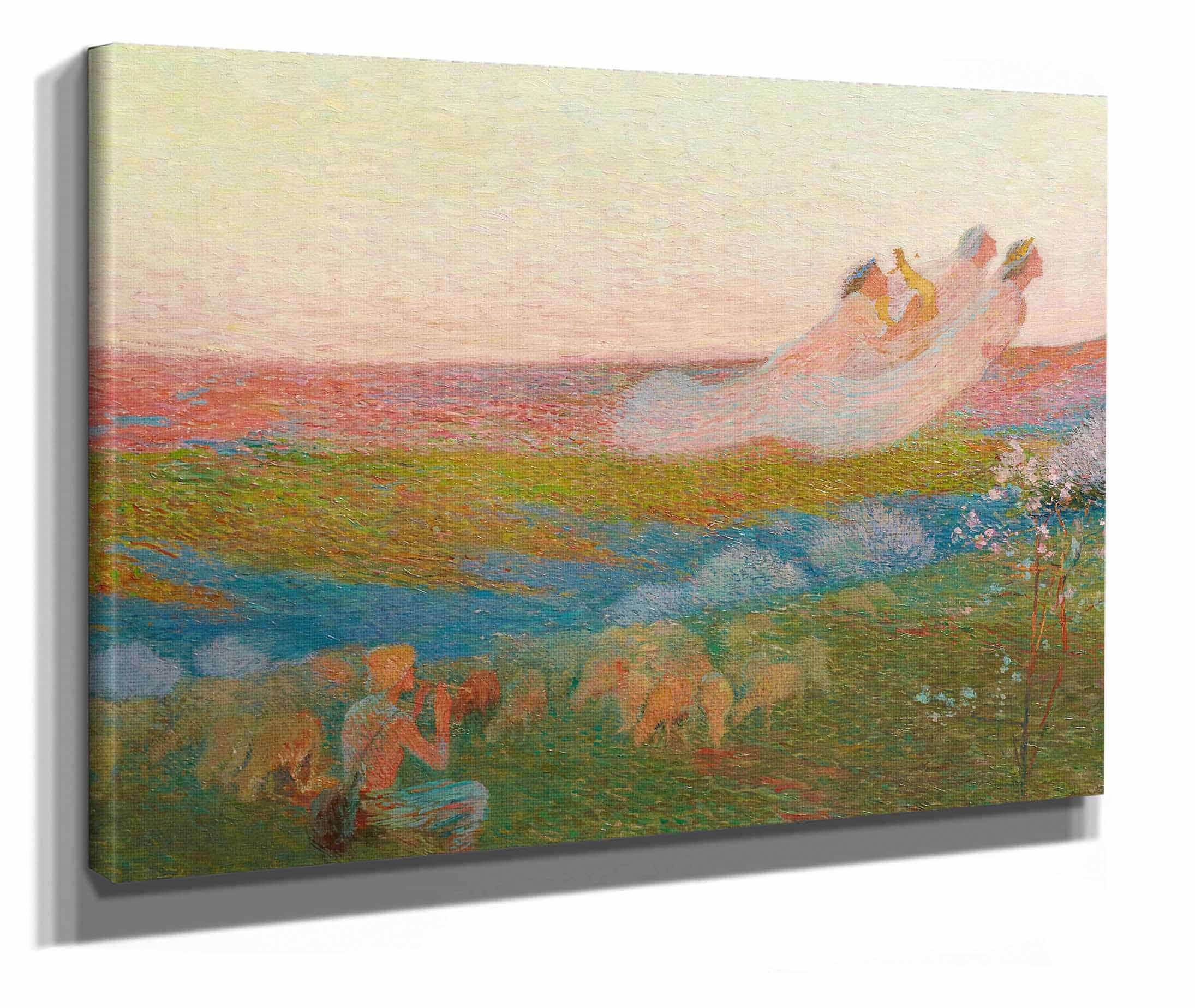 Berger Et Ses Trois Muses by Henri Martin