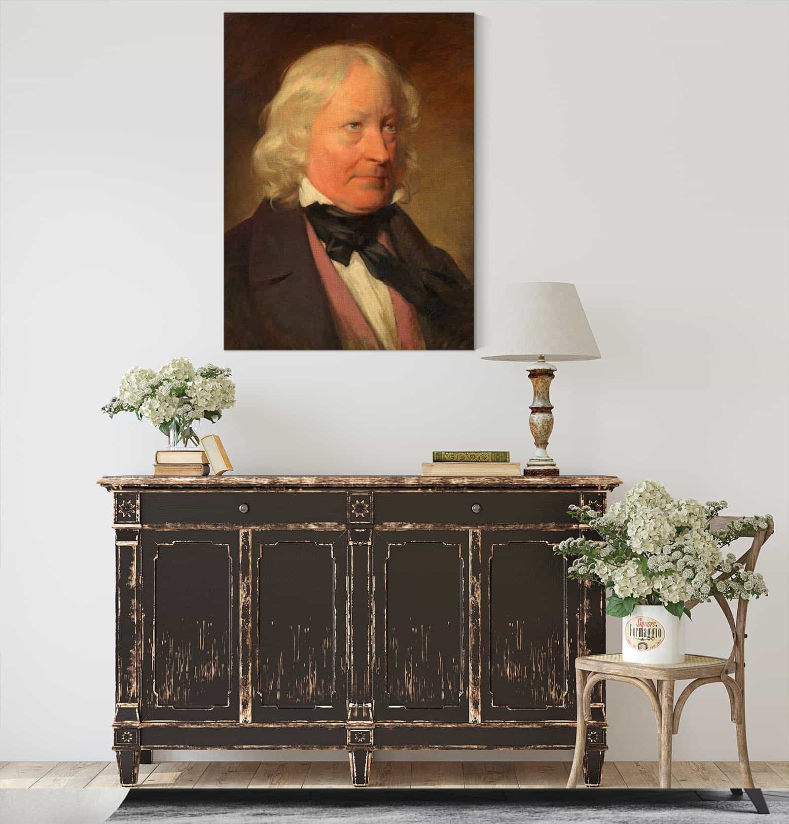 Bertel Thorwaldsen Bildhauer by Friedrich Von Amerling