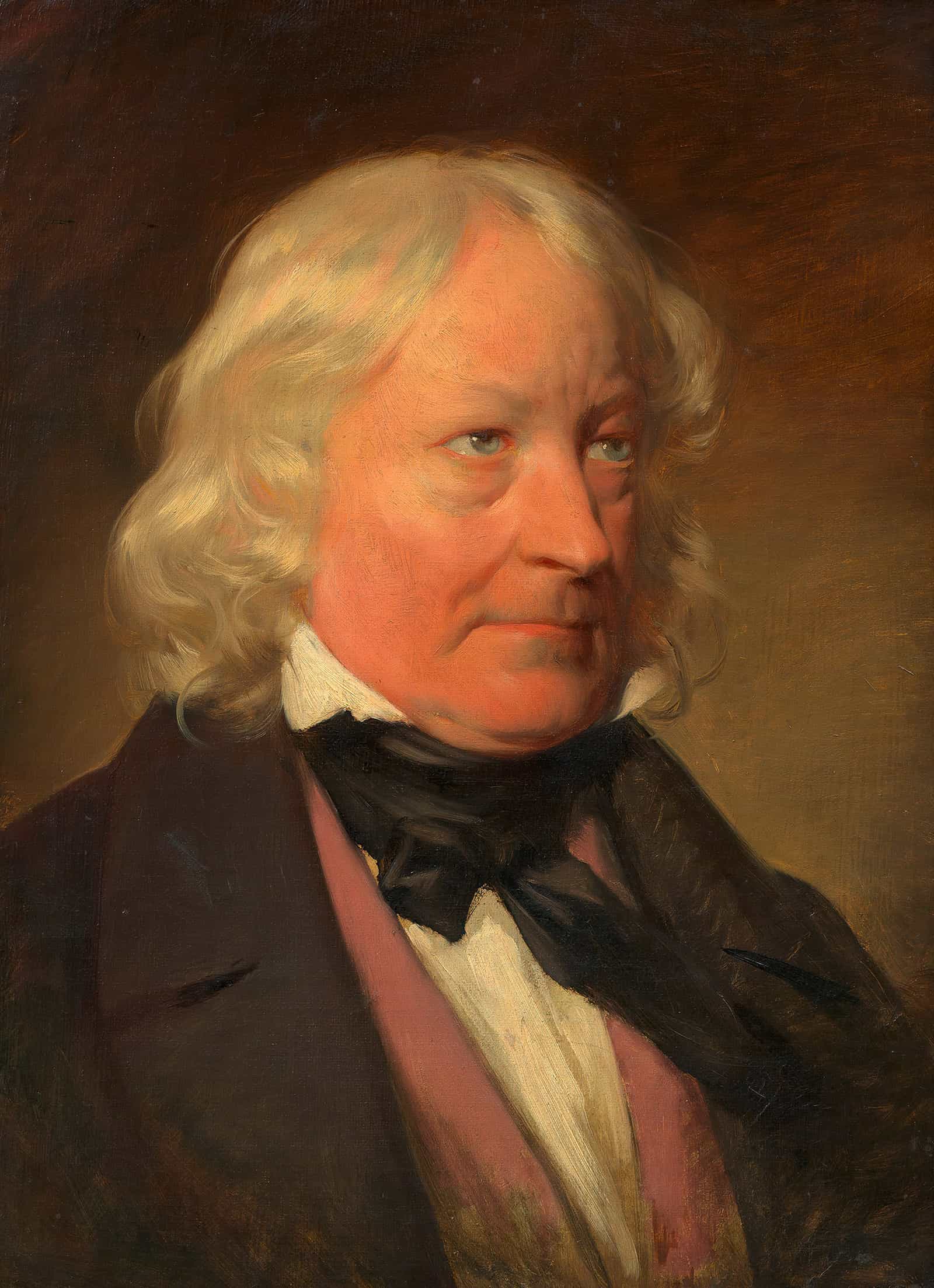 Bertel Thorwaldsen Bildhauer by Friedrich Von Amerling