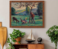 Bessy Cur Cure Paysage Au Pommier by Maximilien Luce