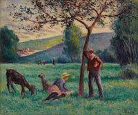 Bessy Cur Cure Paysage Au Pommier by Maximilien Luce