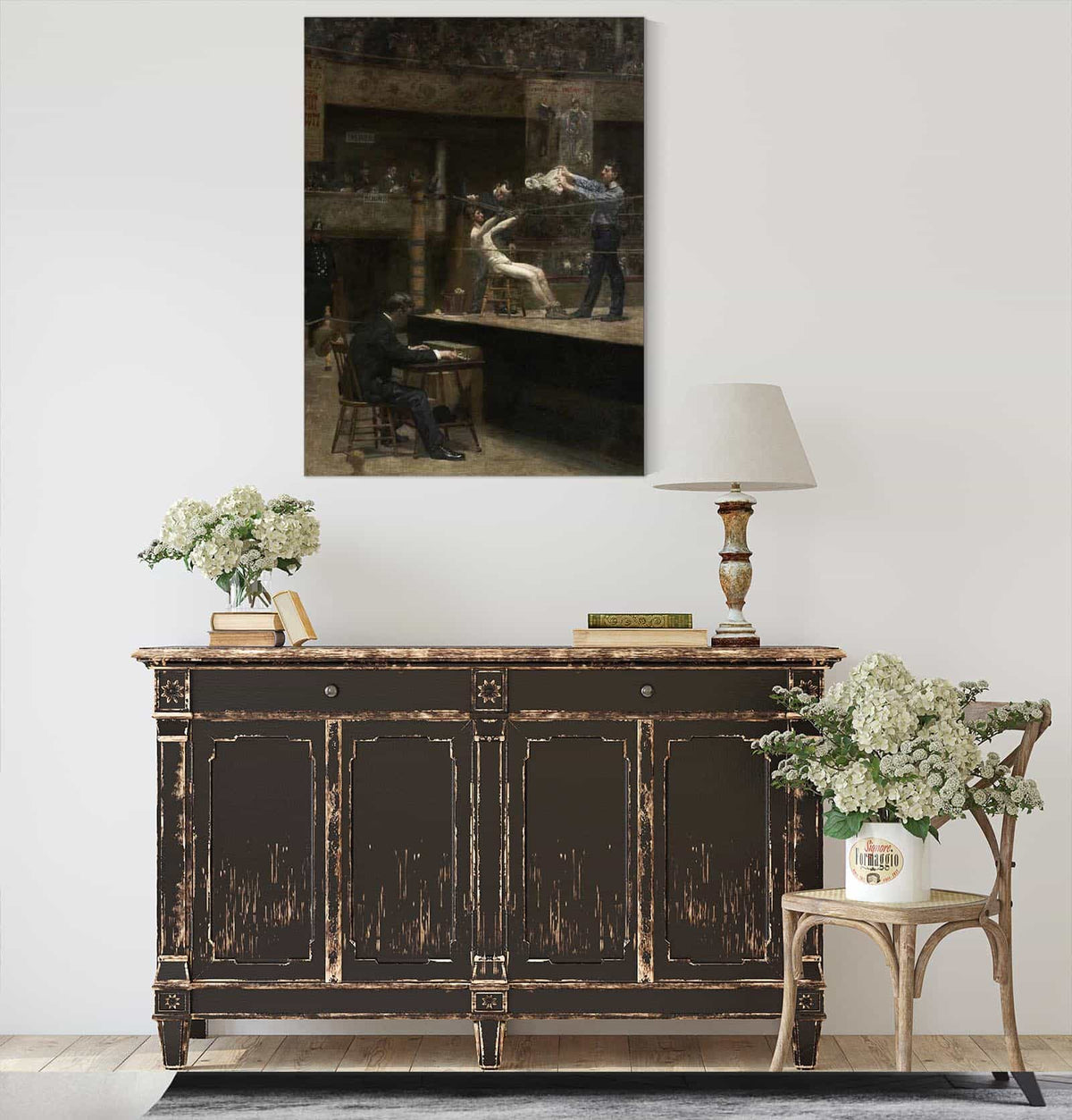 Between Rounds From Until by Thomas Eakins