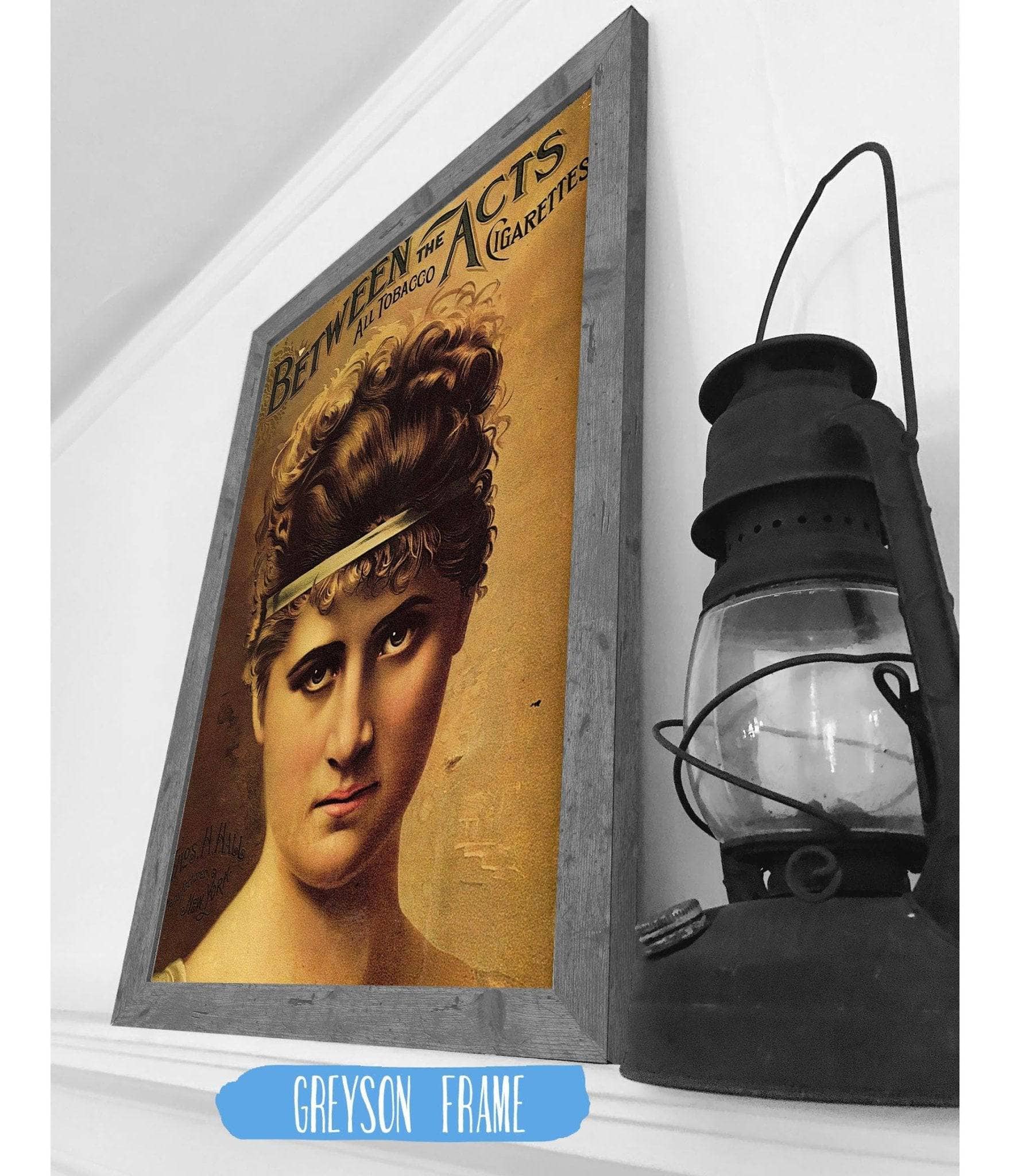 Between The Acts All Tobacco Cigar Poster
