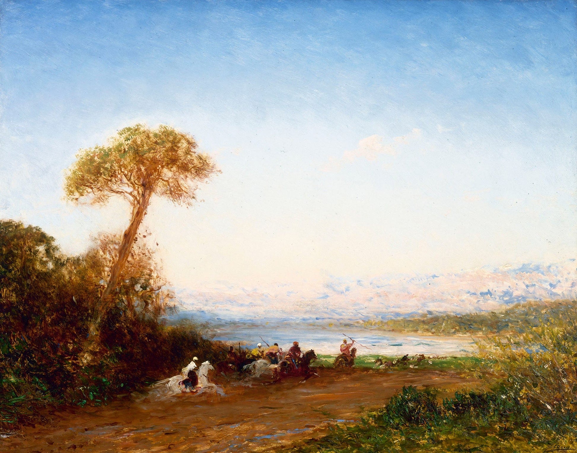 Beyrouth Retour De Fantasia by Felix Ziem