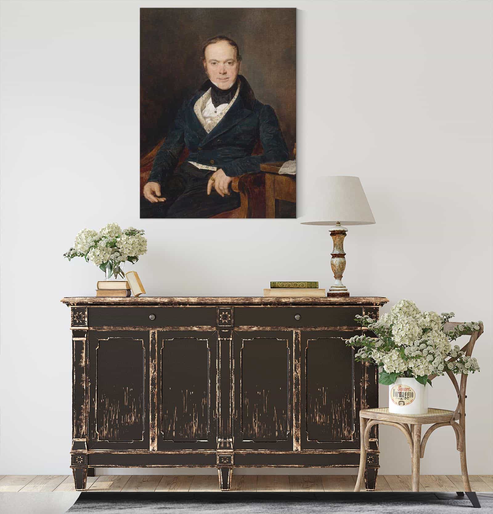 Bildnis August Walter by Ferdinand Georg Waldmuller