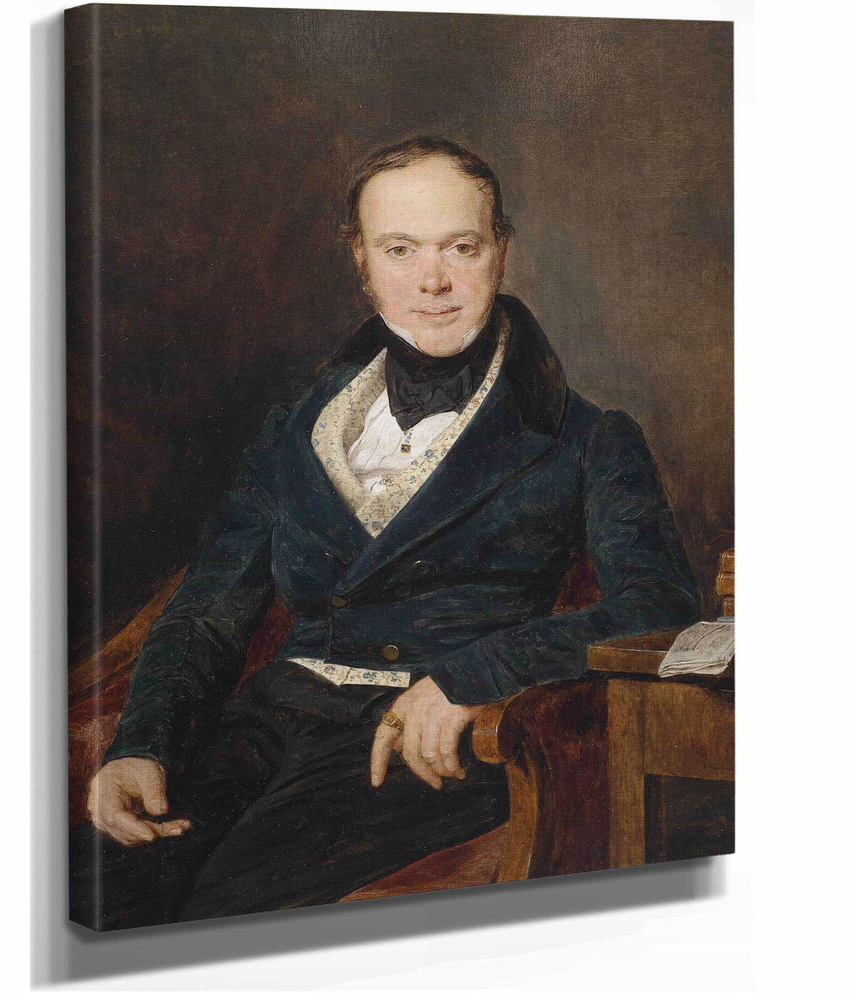 Bildnis August Walter by Ferdinand Georg Waldmuller