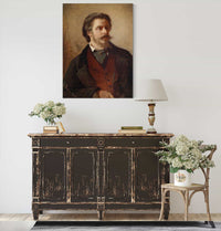 Bildnis Des Malers Berthold Winder by Anton Romako