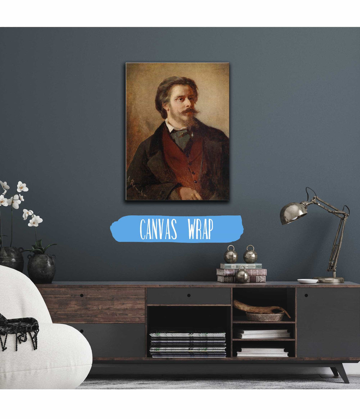 Bildnis Des Malers Berthold Winder by Anton Romako