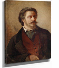 Bildnis Des Malers Berthold Winder by Anton Romako