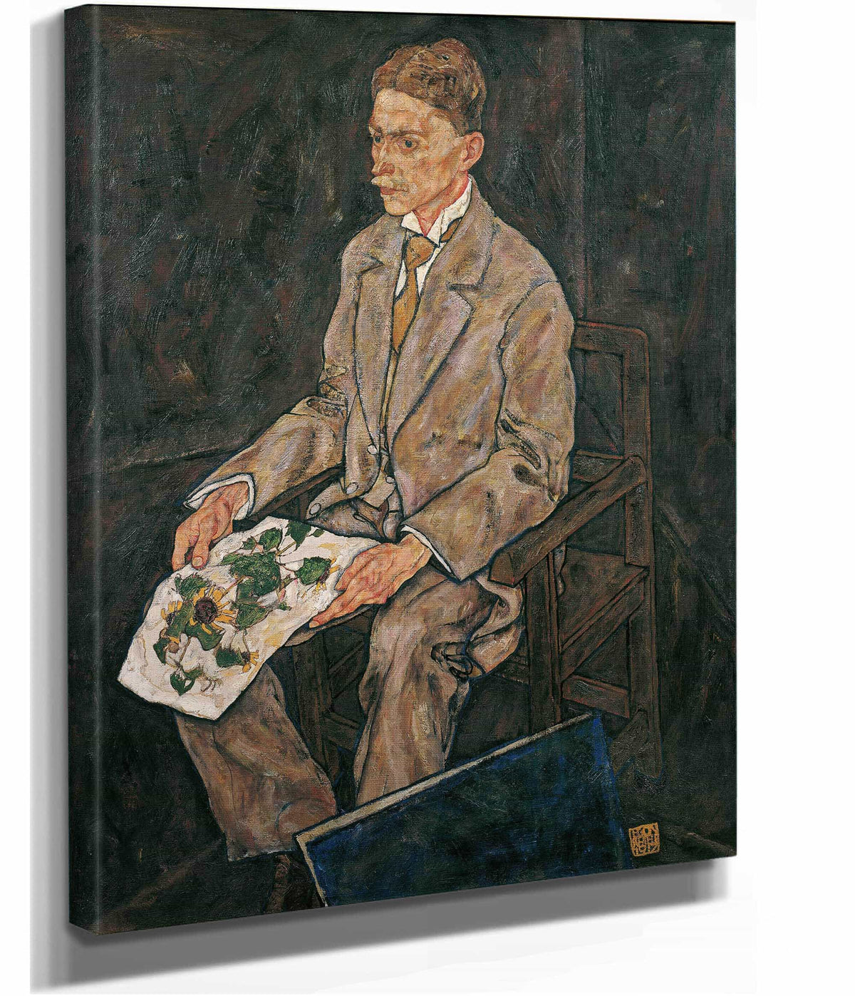 Bildnis Dr Franz Martin Haberditzl by Egon Schiele