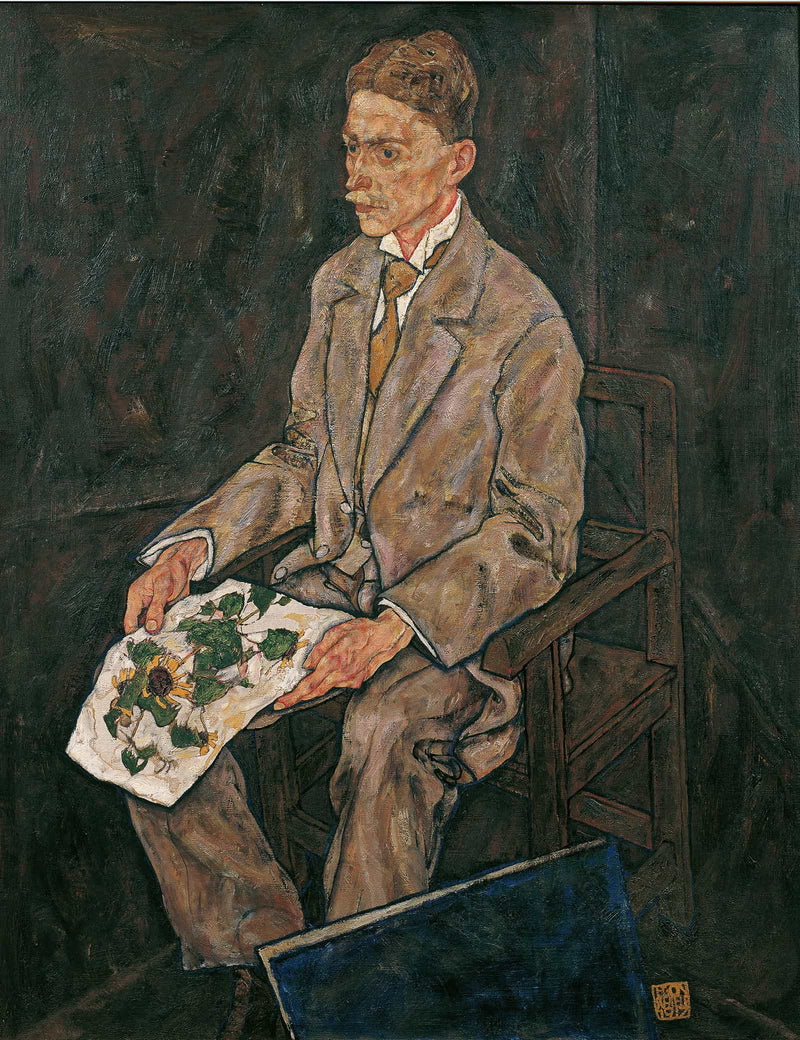 Bildnis Dr Franz Martin Haberditzl by Egon Schiele