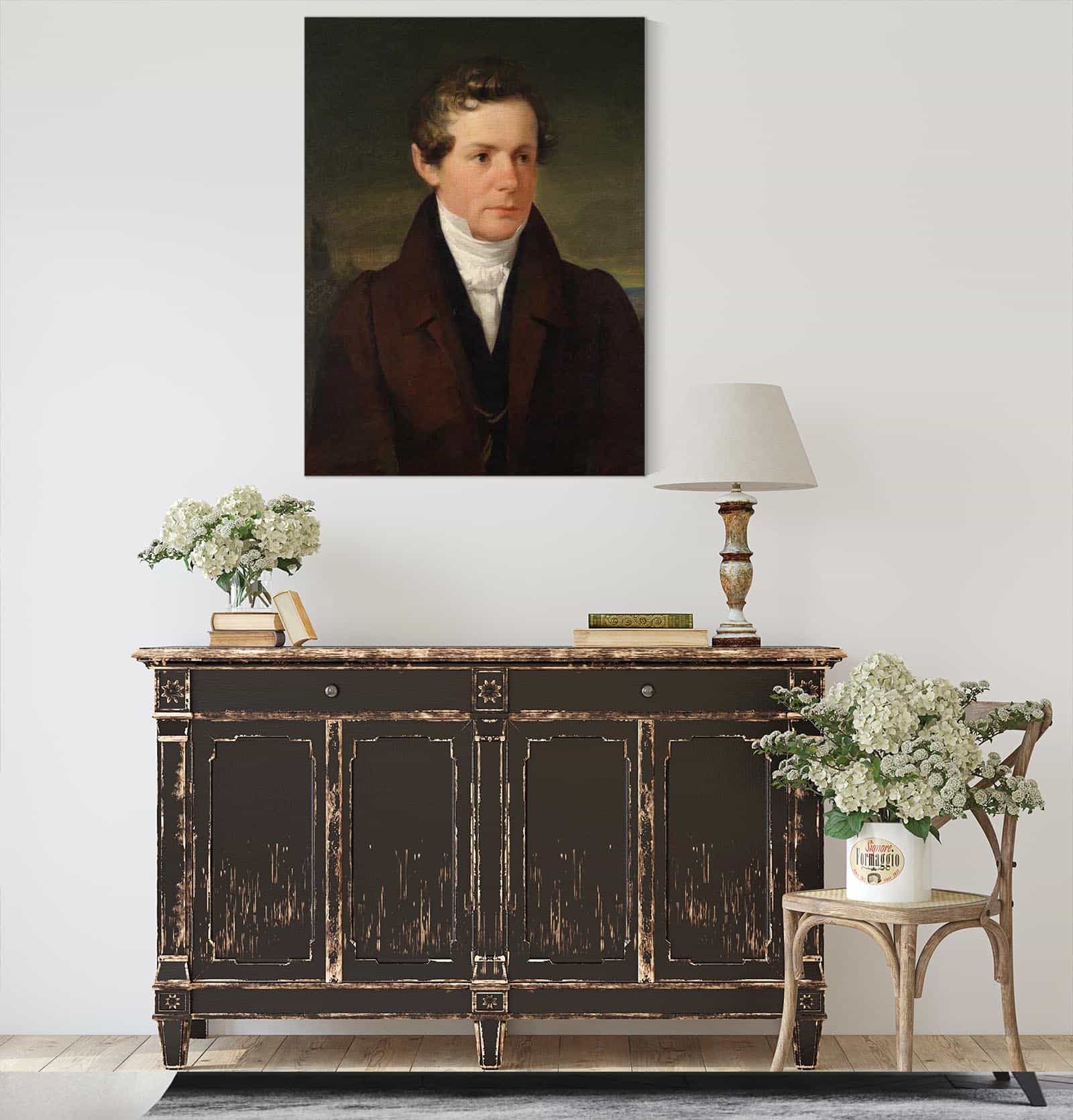Bildnis Dr Stephan Schroff by Friedrich Von Amerling