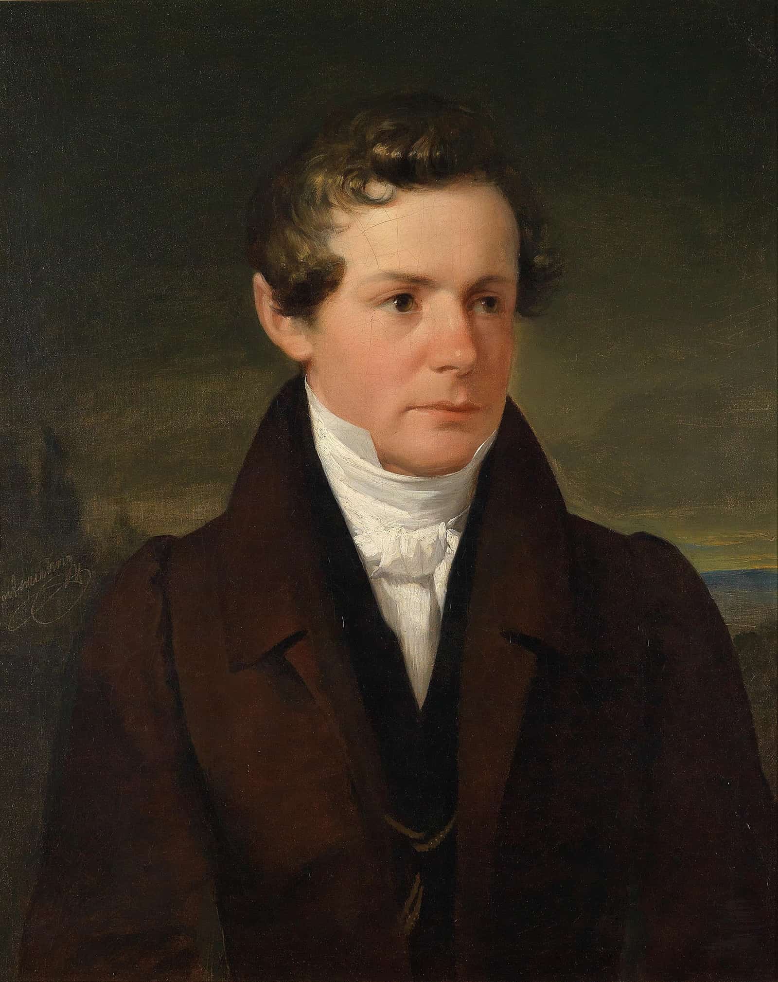 Bildnis Dr Stephan Schroff by Friedrich Von Amerling