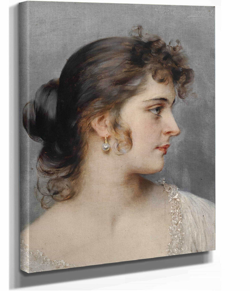 Bildnis Einer Dame by Eugen Von Blaas