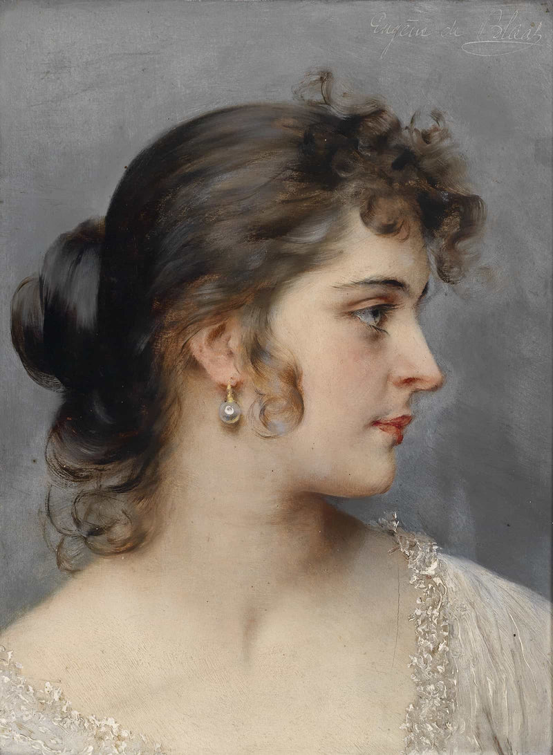 Bildnis Einer Dame by Eugen Von Blaas