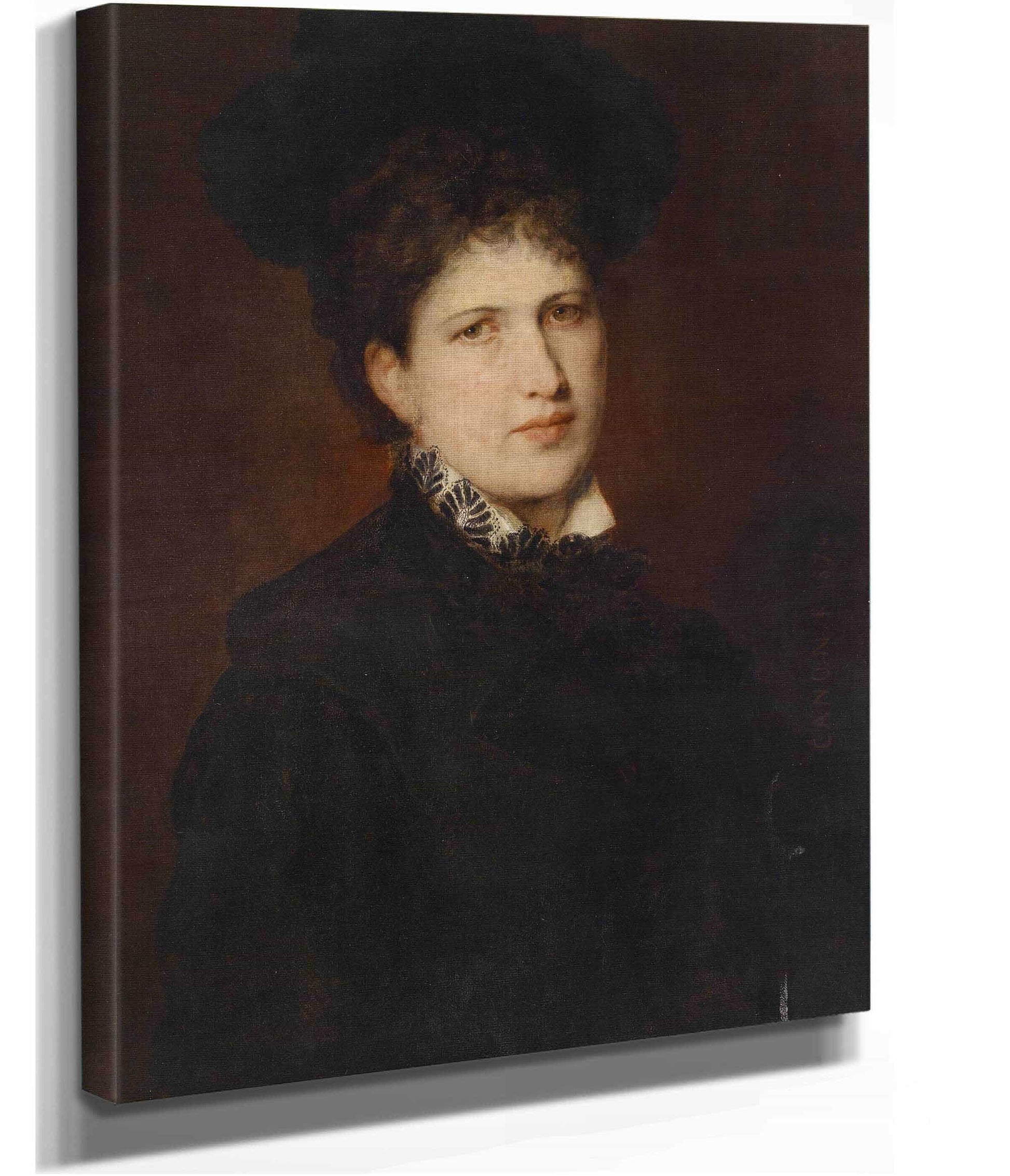 Bildnis Einer Frau Mit Hut by Hans Canon