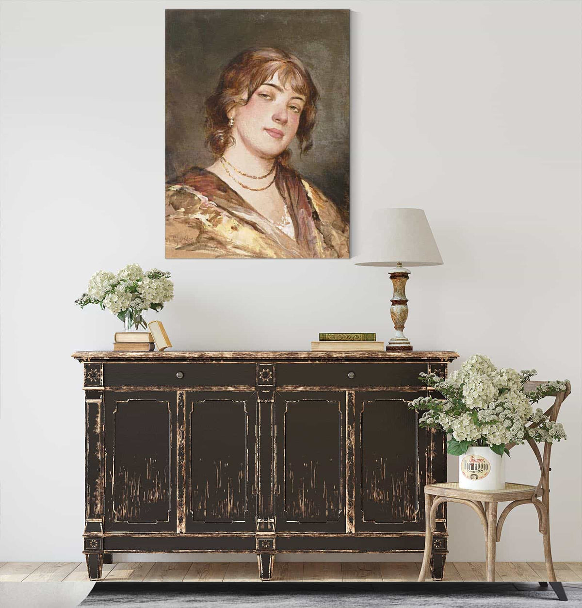 Bildnis Einer Jungen Italienerin by Eugen Von Blaas