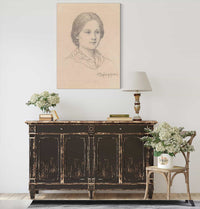 Bildnis Eines Jungen Bauernmadchens by Franz Von Defregger