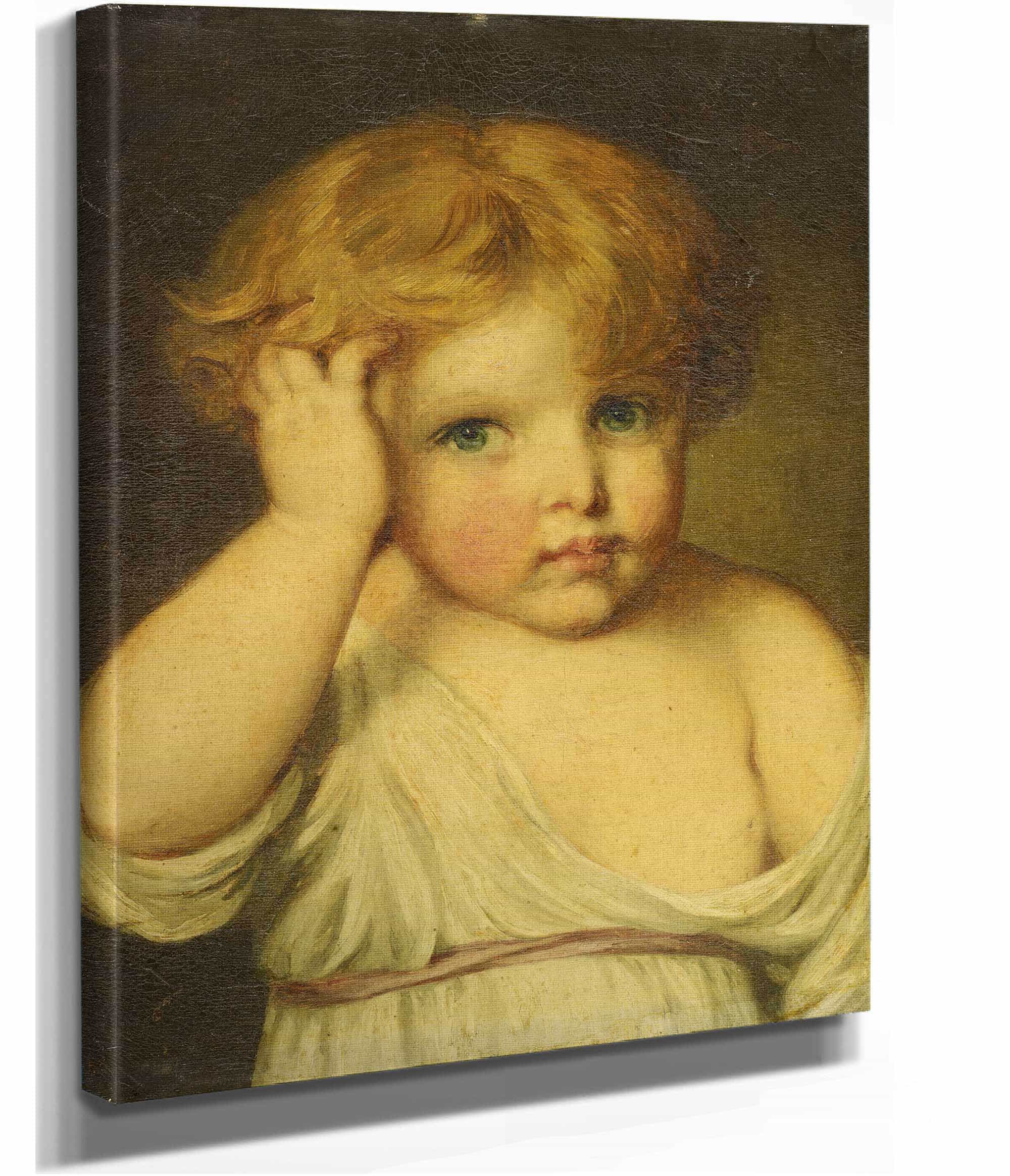 Bildnis Eines Kindes by Jean Baptiste Greuze